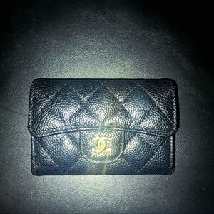 Chanel Quilted Caviar Card Holder
